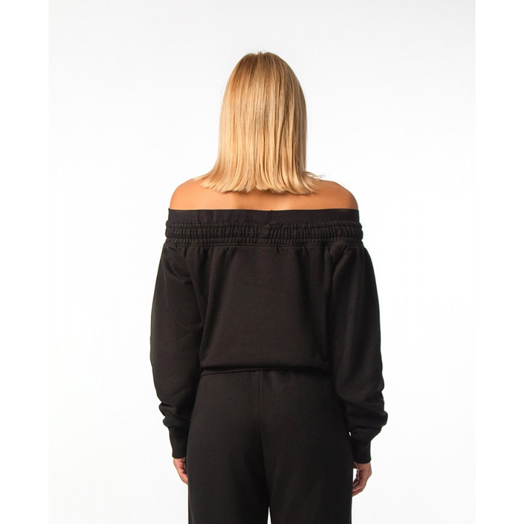 BE:NATION OFF-SHOULDER CROPPED 6102203-01 Μαύρο