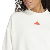 adidas sportswear W FI 3S SWT IS3878 Ecru Image 1