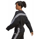 adidas Sportswear W FI 3S CREW IB8494 Black Image 1