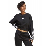 adidas Sportswear W FI 3S CREW IB8494 Black Image 2