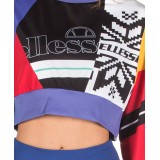ELLESSE HERITAGE BREVIL CROP SWEATSHIRT SGC07279-MULTI Colorful Image 1