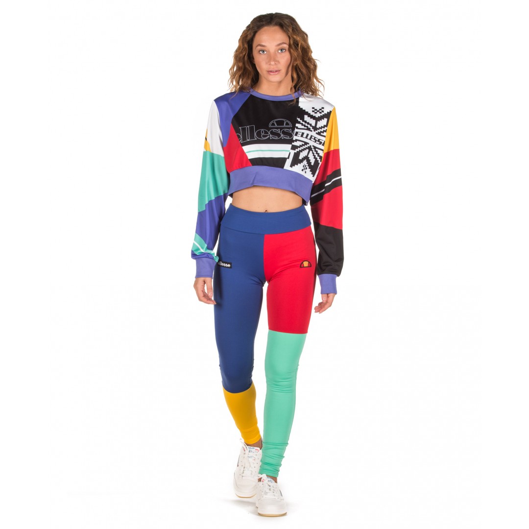 ELLESSE HERITAGE BREVIL CROP SWEATSHIRT SGC07279-MULTI Colorful