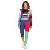 ELLESSE HERITAGE BREVIL CROP SWEATSHIRT SGC07279-MULTI Colorful Image 2