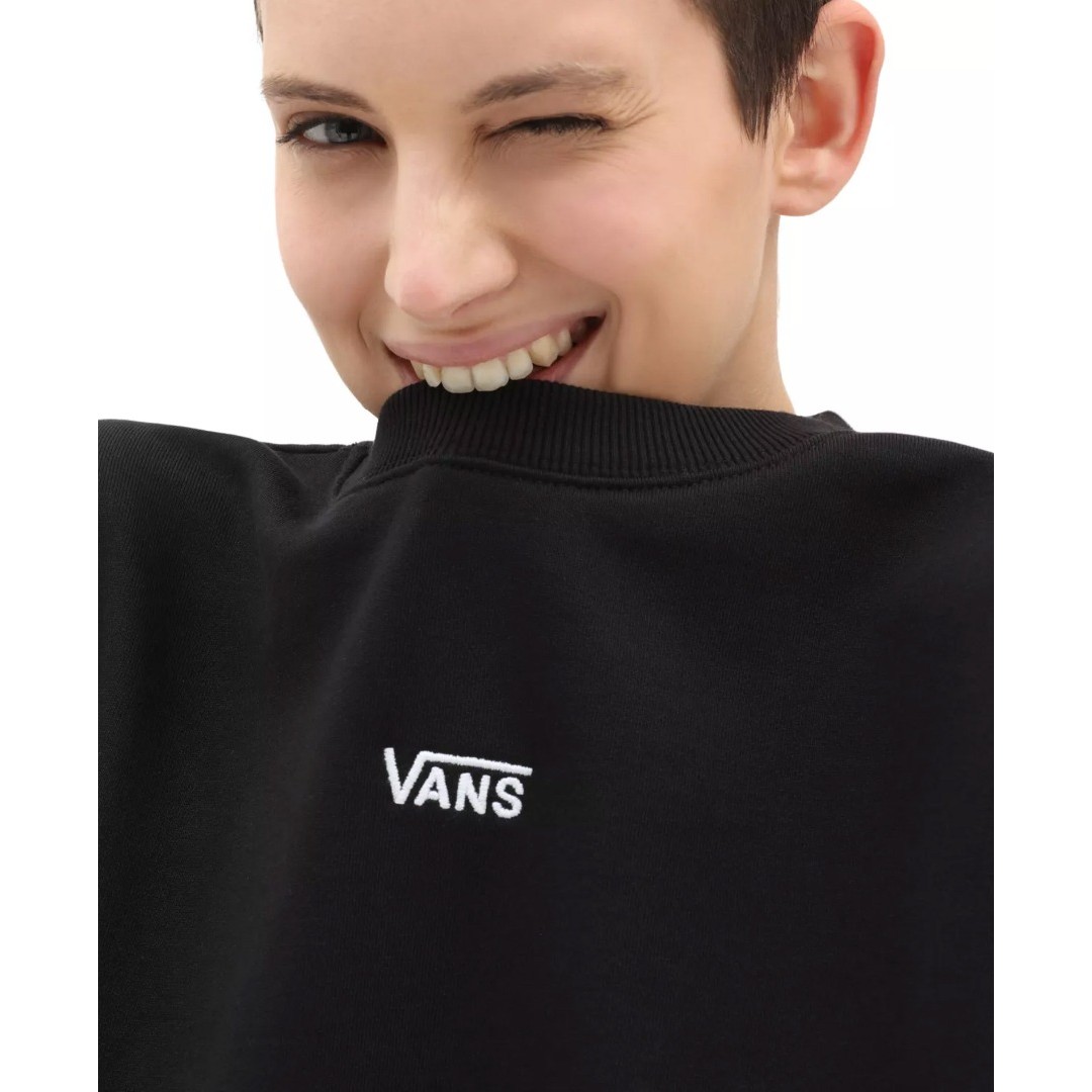 VANS FLYING V OS FT LS CREW VN0A7RMBBLK-BLK Black