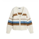 VANS VALERIE STRIPE CARDIGAN VN000HJBFS8-FS8 Εκρού Εικόνα 4