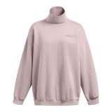 UNDER ARMOUR ICON FLEECE OS MOCK CREW 1386500-015 Grey Image 3
