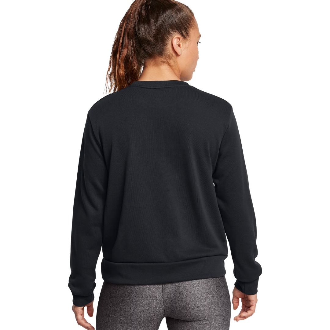 UNDER ARMOUR RIVAL TERRY CREW 1389511-001 Black