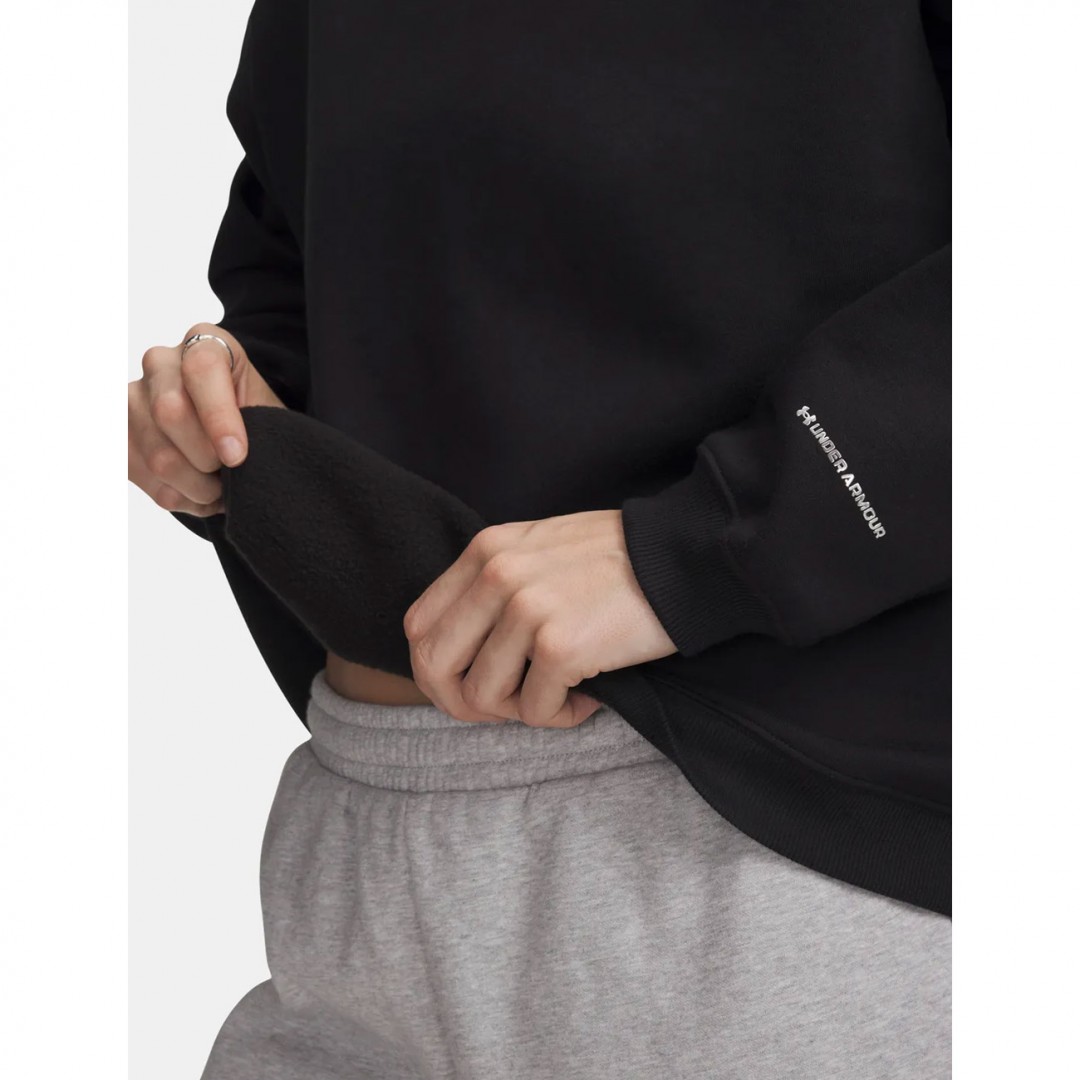 UNDER ARMOUR ICON FLEECE WM MOCK NK 6013537-008 Black