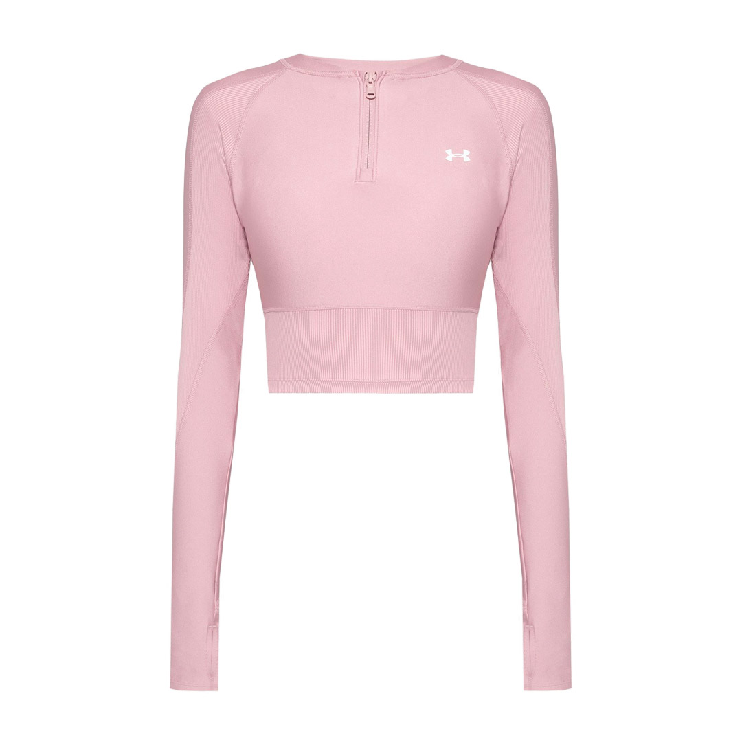 UNDER ARMOUR HG RIB 1/4 ZIP 6003981-673 Pink