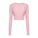 UNDER ARMOUR HG RIB 1/4 ZIP 6003981-673 Pink Image 