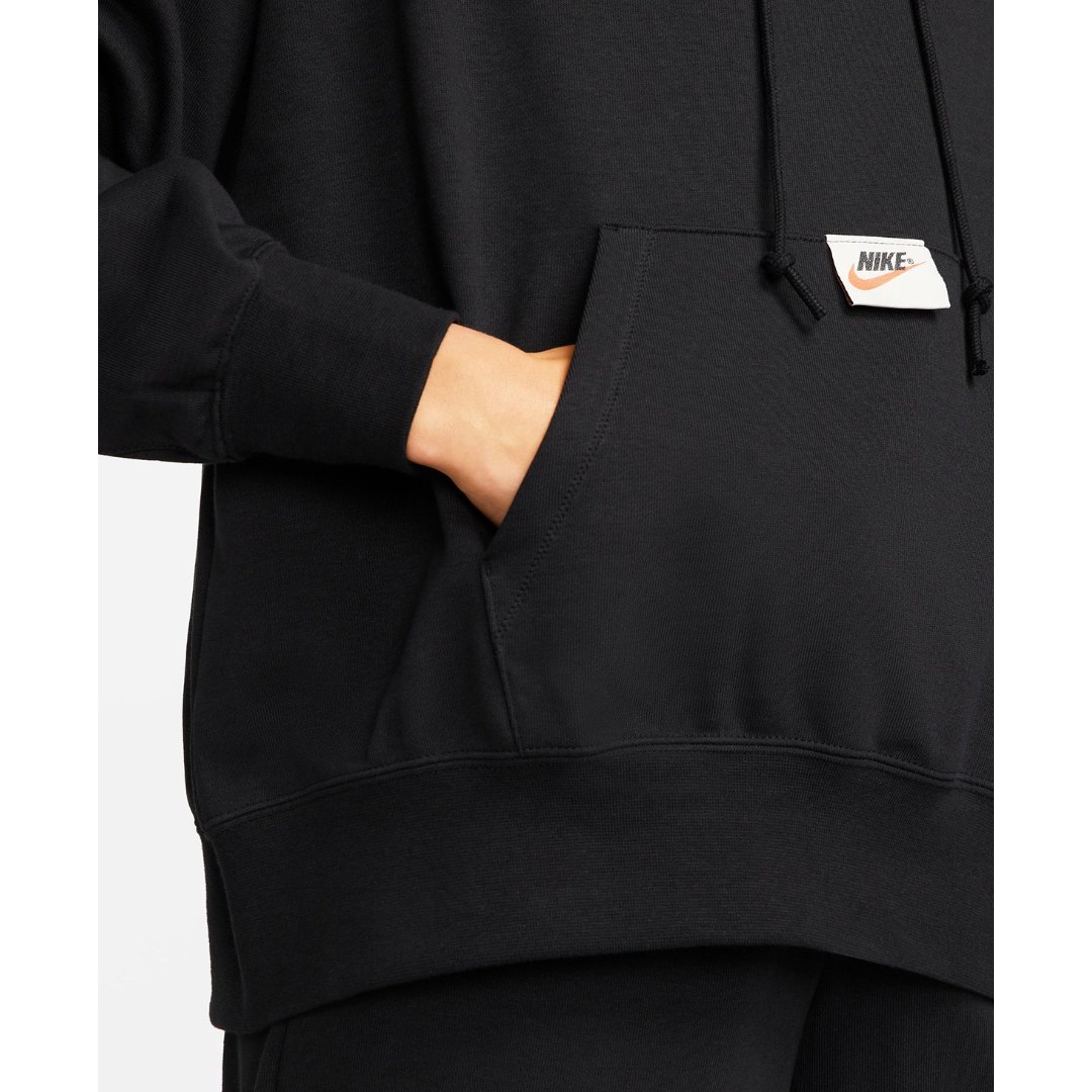 NIKE W NSW CRC50 FLC HOODIE DQ6224-010 Black