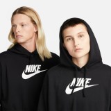 NIKE W NSW CLUB FLC GX CROP HDY DQ5850-010 Black Image 1