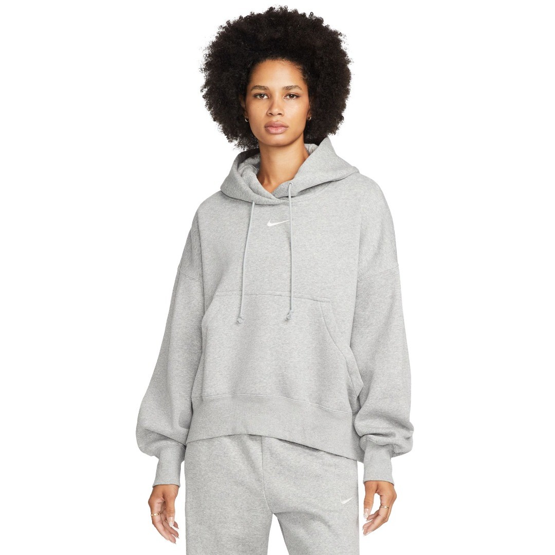 NIKE W NSW PHNX FLC PO HOODIE OOS DQ5858-063 Grey