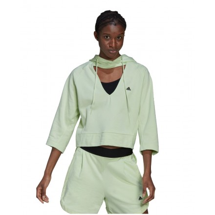 adidas Performance SUMMER HOODY HF1654 Lime