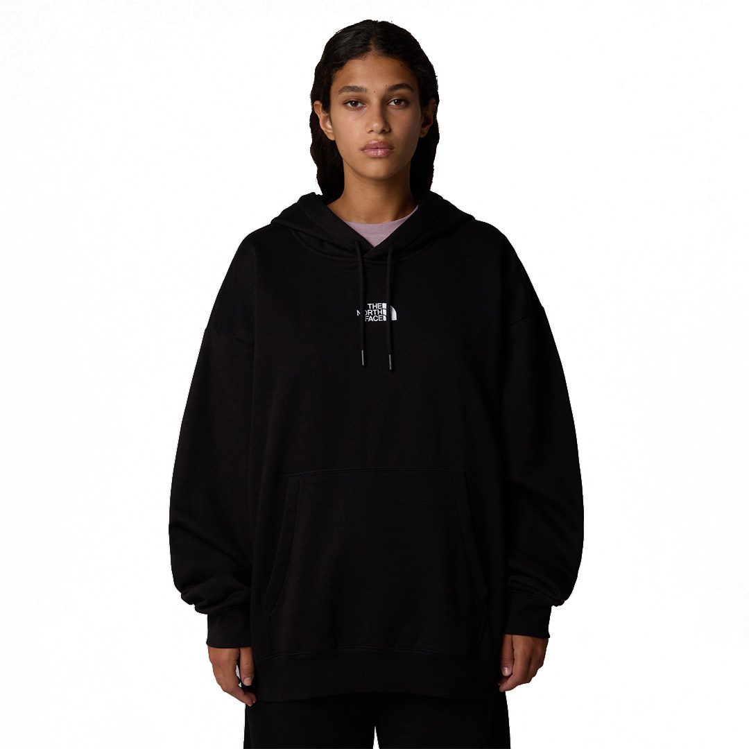 THE NORTH FACE W ESSENTIAL OVERSIZE HOODIE NF0A89ENJK3-JK3 Μαύρο