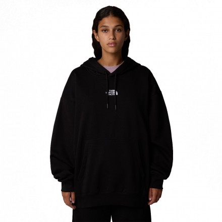 THE NORTH FACE W ESSENTIAL OVERSIZE HOODIE NF0A89ENJK3-JK3 Μαύρο