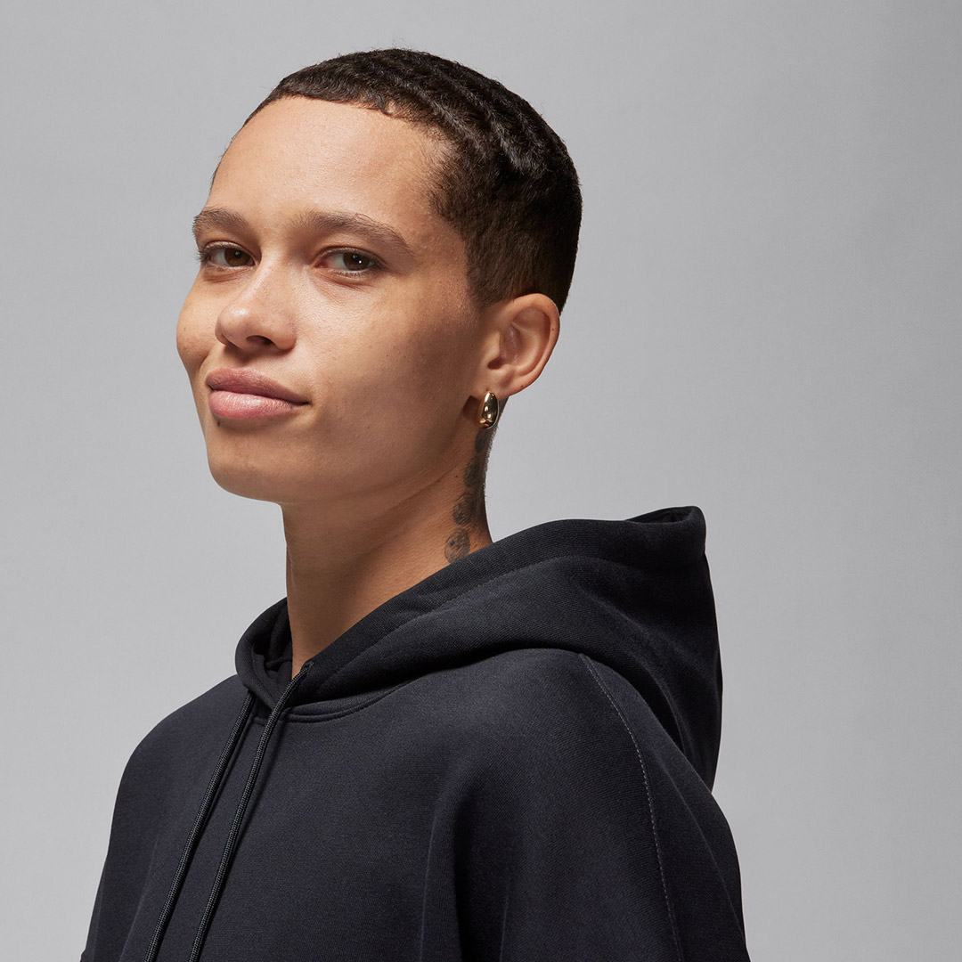 JORDAN BROOKLYN FLEECE FN5434-010 Μαύρο