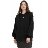 PUMA CLASSICS OVERSIZED HOODIE 530412-01 Μαύρο Εικόνα 