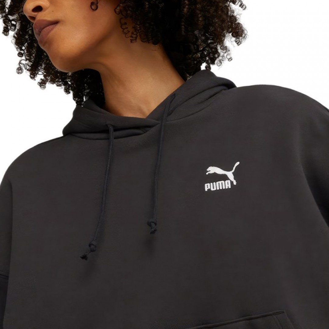 PUMA CLASSICS OVERSIZED HOODIE TR 621406-01 Black
