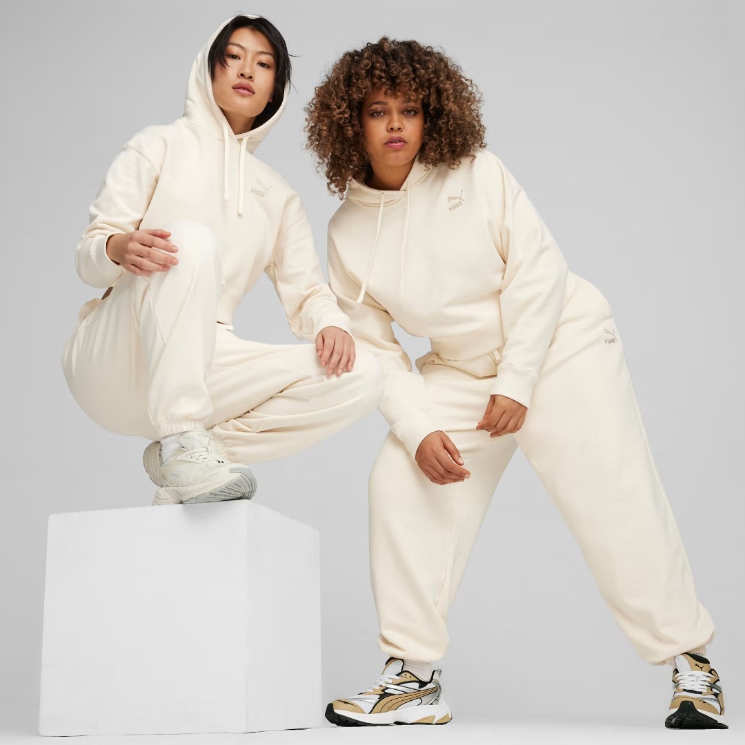 PUMA BETTER CLASSICS CROPPED HOODIE TR 624229-67 Μπέζ