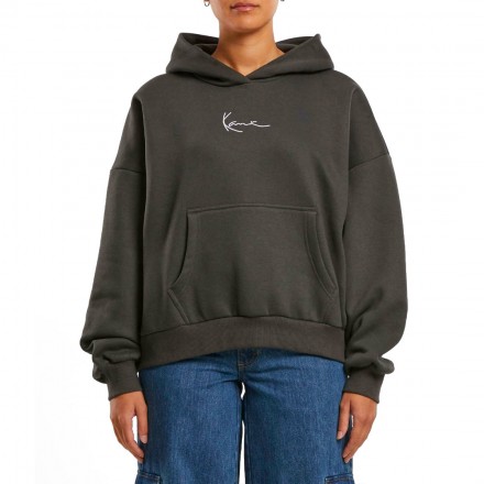 KARL KANI SMALL SIGNATURE SNOW TIGER OS HOODIE KW244-005-1-BLACK Black