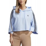 adidas Originals CROPPED HOODIE IC5460 Lilac Image 1