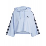 adidas Originals CROPPED HOODIE IC5460 Lilac Image 2