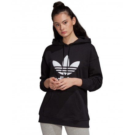 adidas Originals ADICOLOR TREFOIL HOODIE FM3307 Μαύρο