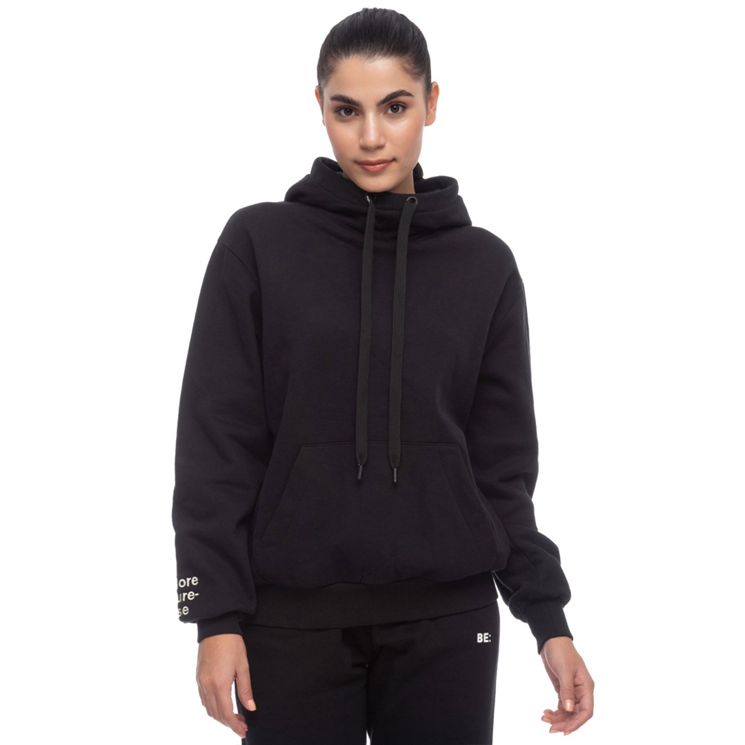 BE:NATION NATUREVERSE HOODIE 06102303-01 Μαύρο
