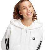 adidas sportswear W 3S FT QZ HD JN1948 White Image 1