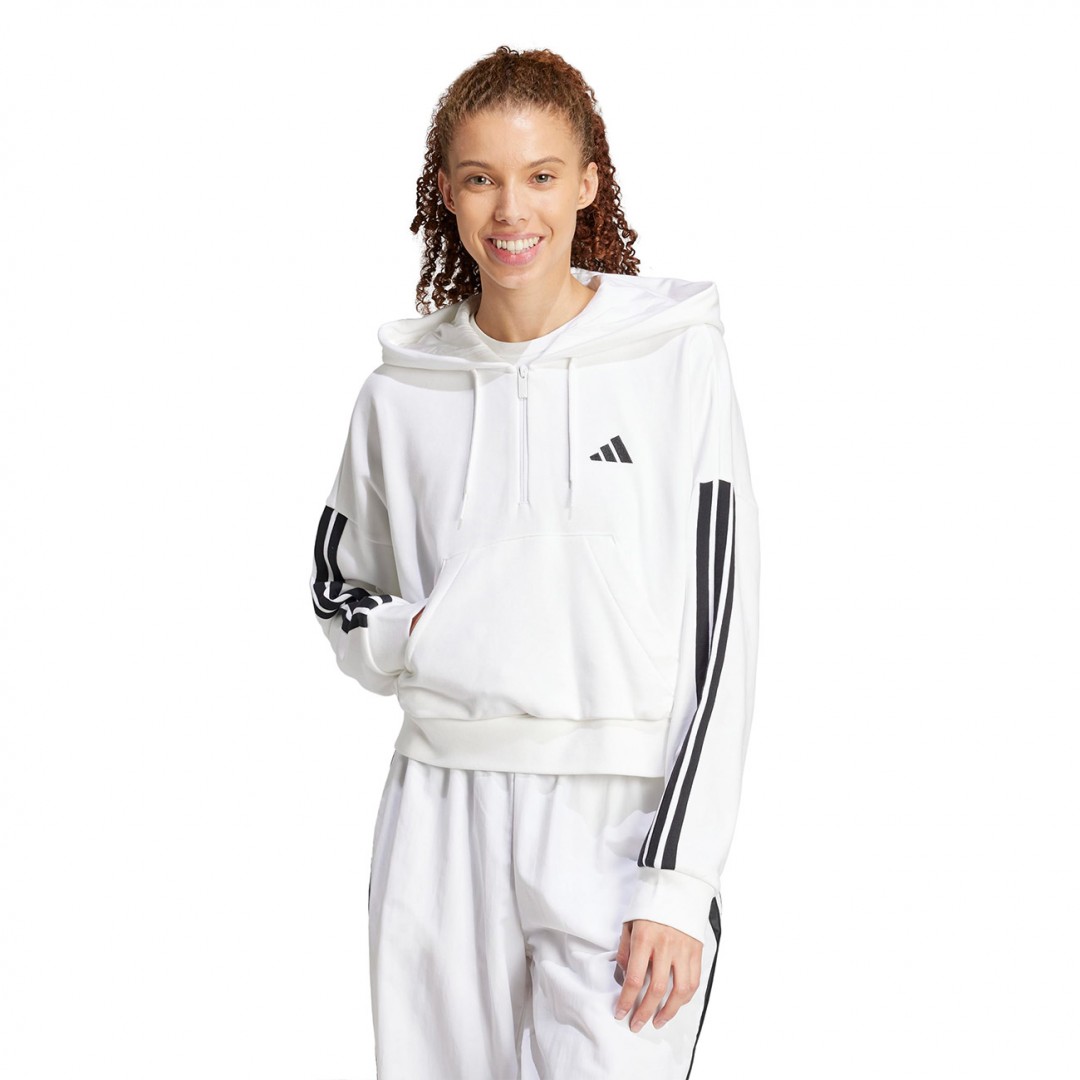 adidas sportswear W 3S FT QZ HD JN1948 White