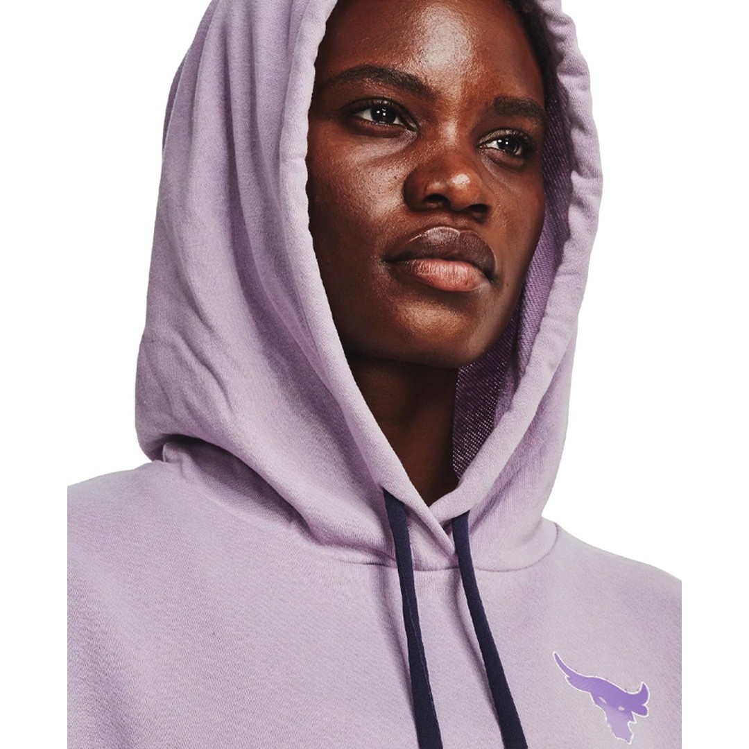 UNDER ARMOUR PROJECT ROCK SS RVL TERRY HDY 1376296-554 Μωβ