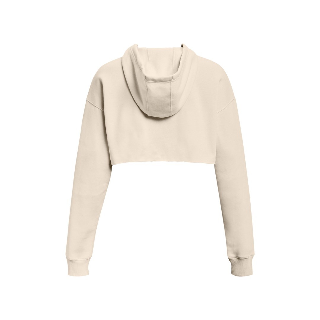 UNDER ARMOUR PROJECT ROCK CROP FLCE HDY 1373606-110 White