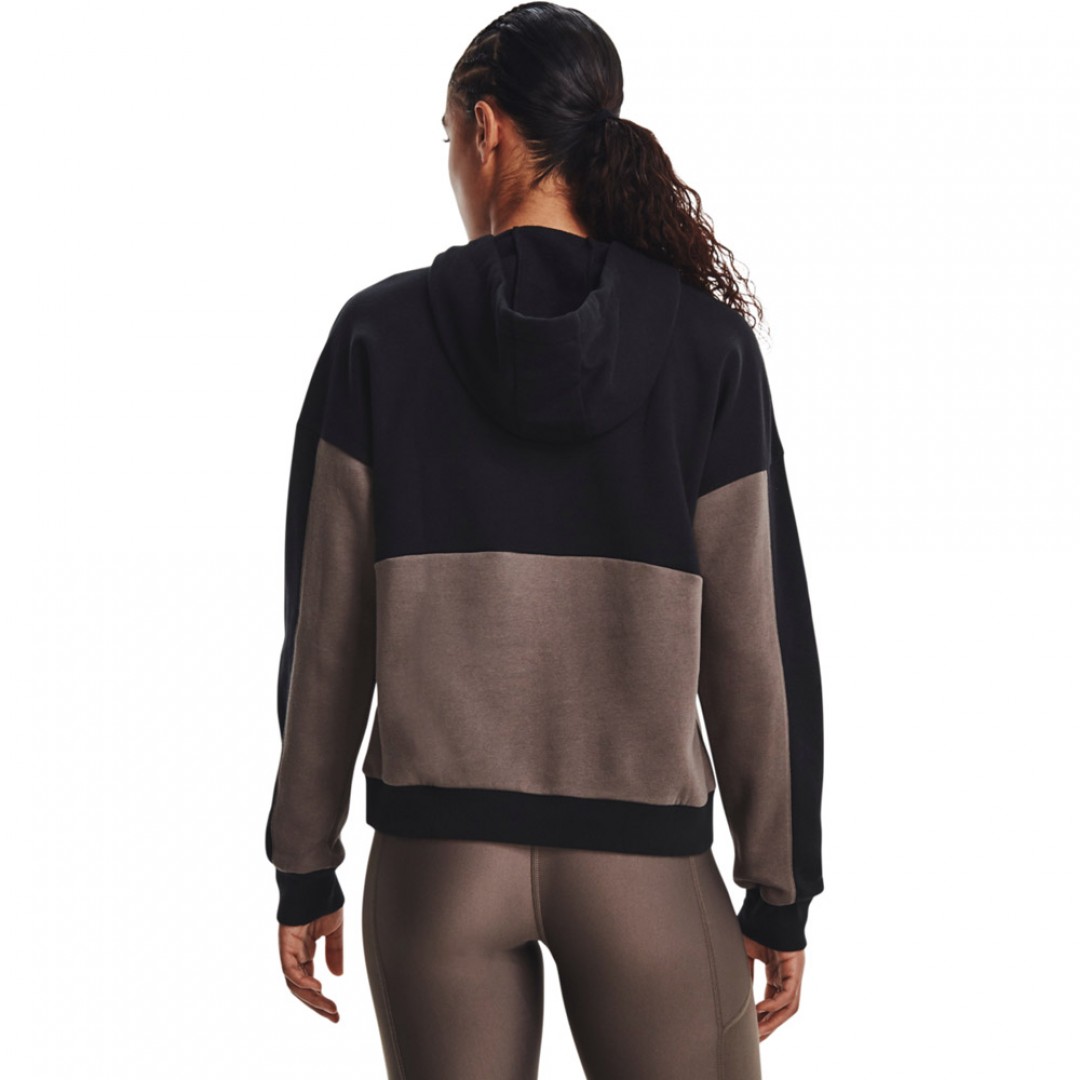 UNDER ARMOUR RIVAL FLEECE HOODIE 1374113-001 Μαύρο