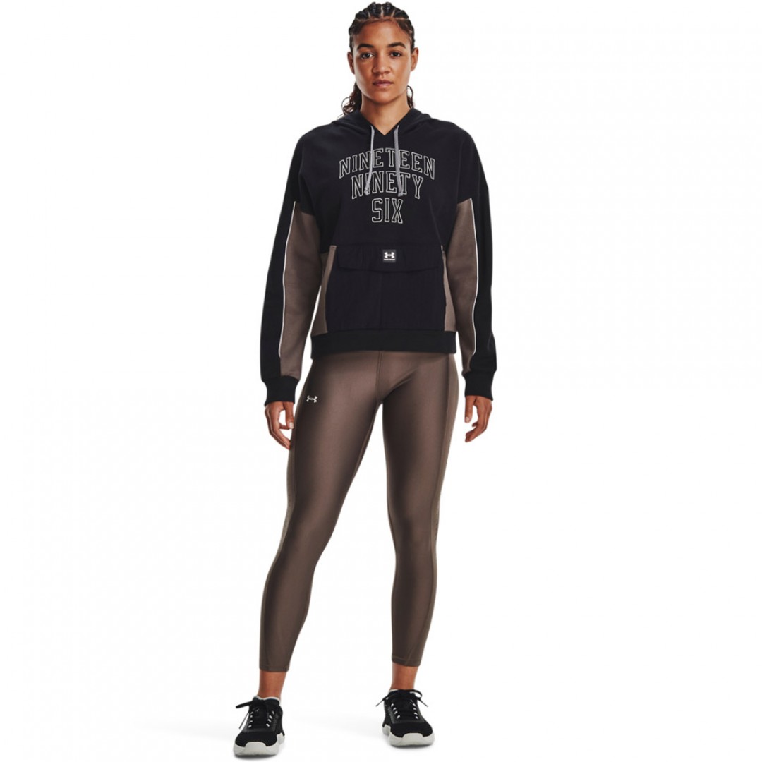UNDER ARMOUR RIVAL FLEECE HOODIE 1374113-001 Μαύρο