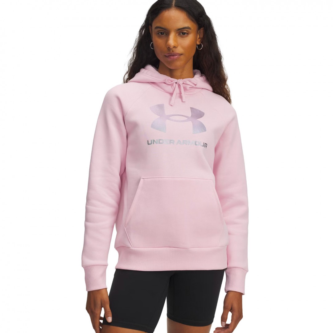 UNDER ARMOUR RIVAL FLC SHIMMER HDY 6003710-647 Ροζ