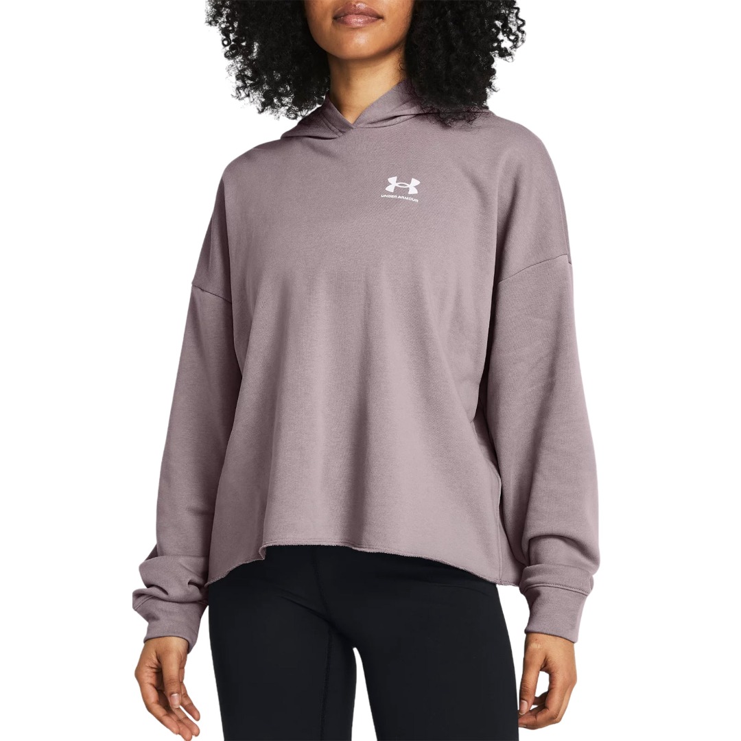 UNDER ARMOUR RIVAL TERRY OS HOODIE 1382736-015 Grey