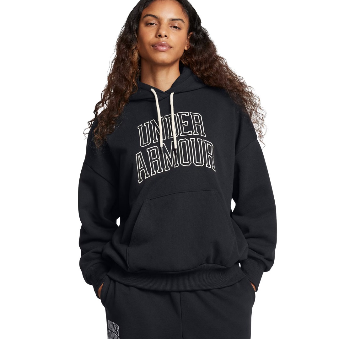 UNDER ARMOUR UA ICON HWT TERRY OS HDY 1386494-001 Μαύρο