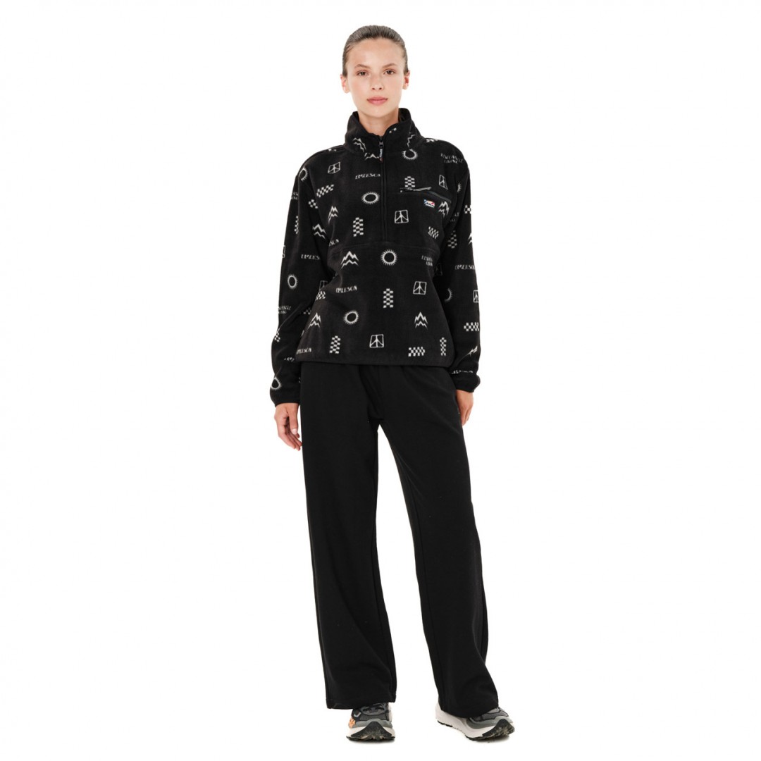 EMERSON WOMEN'S HALF ZIP FLEECE 262.EW28.141-PR634 BLACK Black