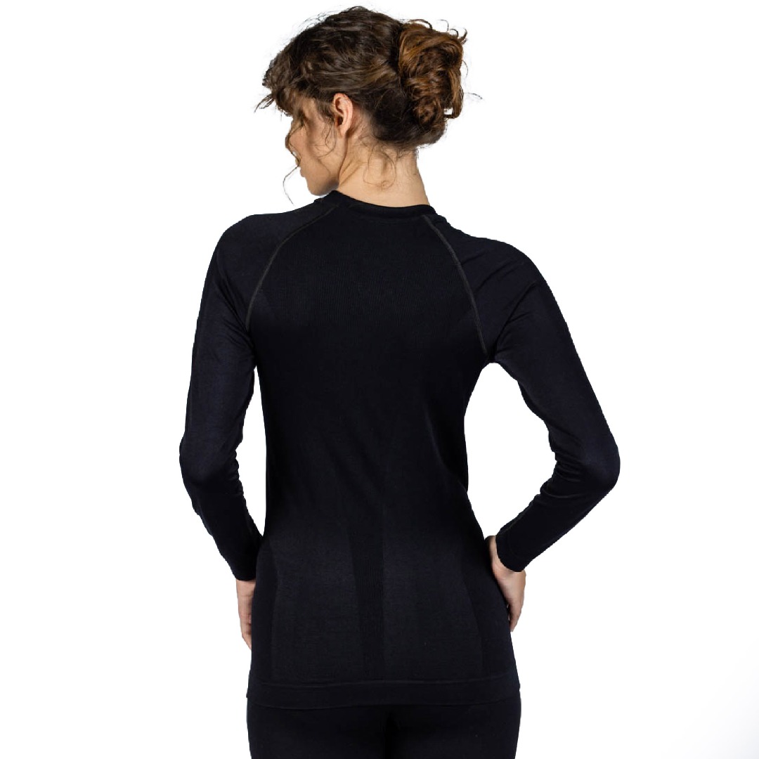 GSA SEAMLESS ULTRA THERMAL LONG SLEEVE TEE 1729146-BLACK Μαύρο