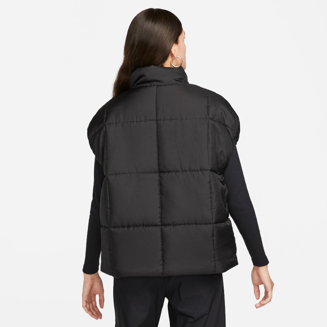 NIKE W NSW TF THRMR CLSC VEST FB7679-010 Μαύρο