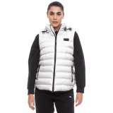 BE:NATION ESSENTIALS PUFFER VEST DETACHABLE HOOD 08102304-3A Γκρί Εικόνα 