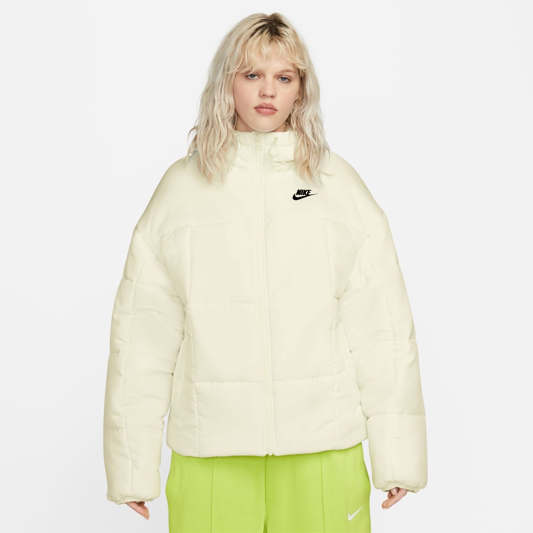 NIKE W NSW ESSTL THRMR CLSC PUFFER FB7672-133 Εκρού