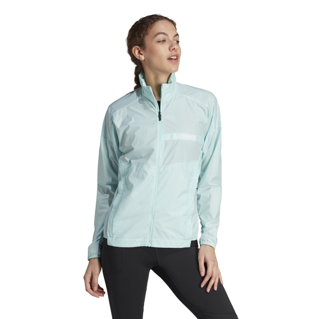 adidas Performance W MT WIND JACKE IA1804 Τιρκουάζ