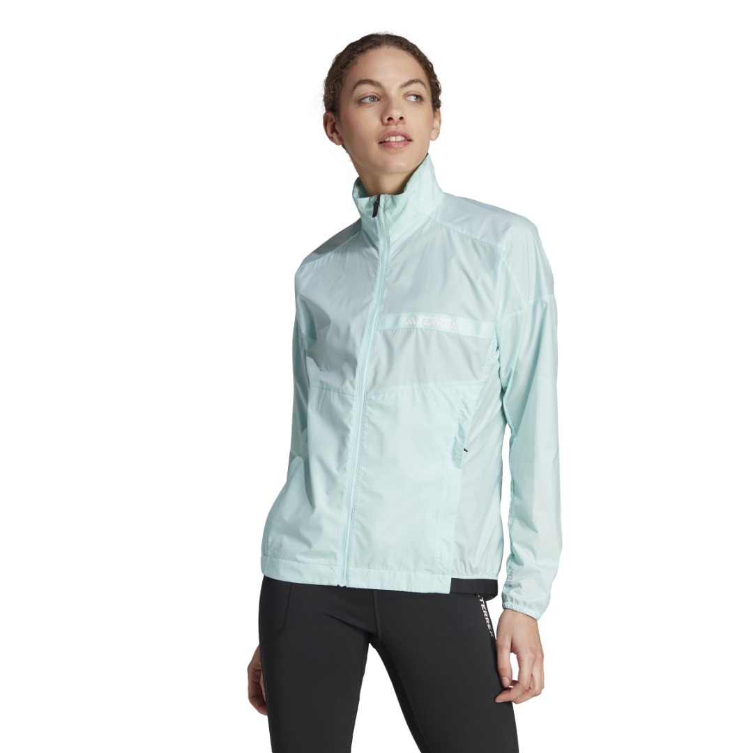 adidas Performance W MT WIND JACKE IA1804 Τιρκουάζ