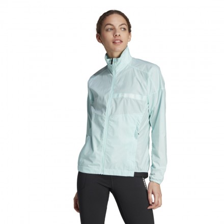 adidas Performance W MT WIND JACKE IA1804 Τιρκουάζ