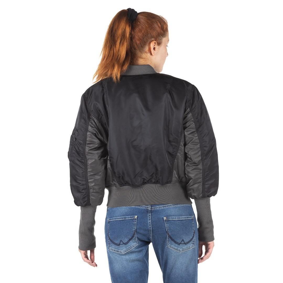 ALPHA INDUSTRIES MA-1 CYBER WMN 108008-03 Μαύρο