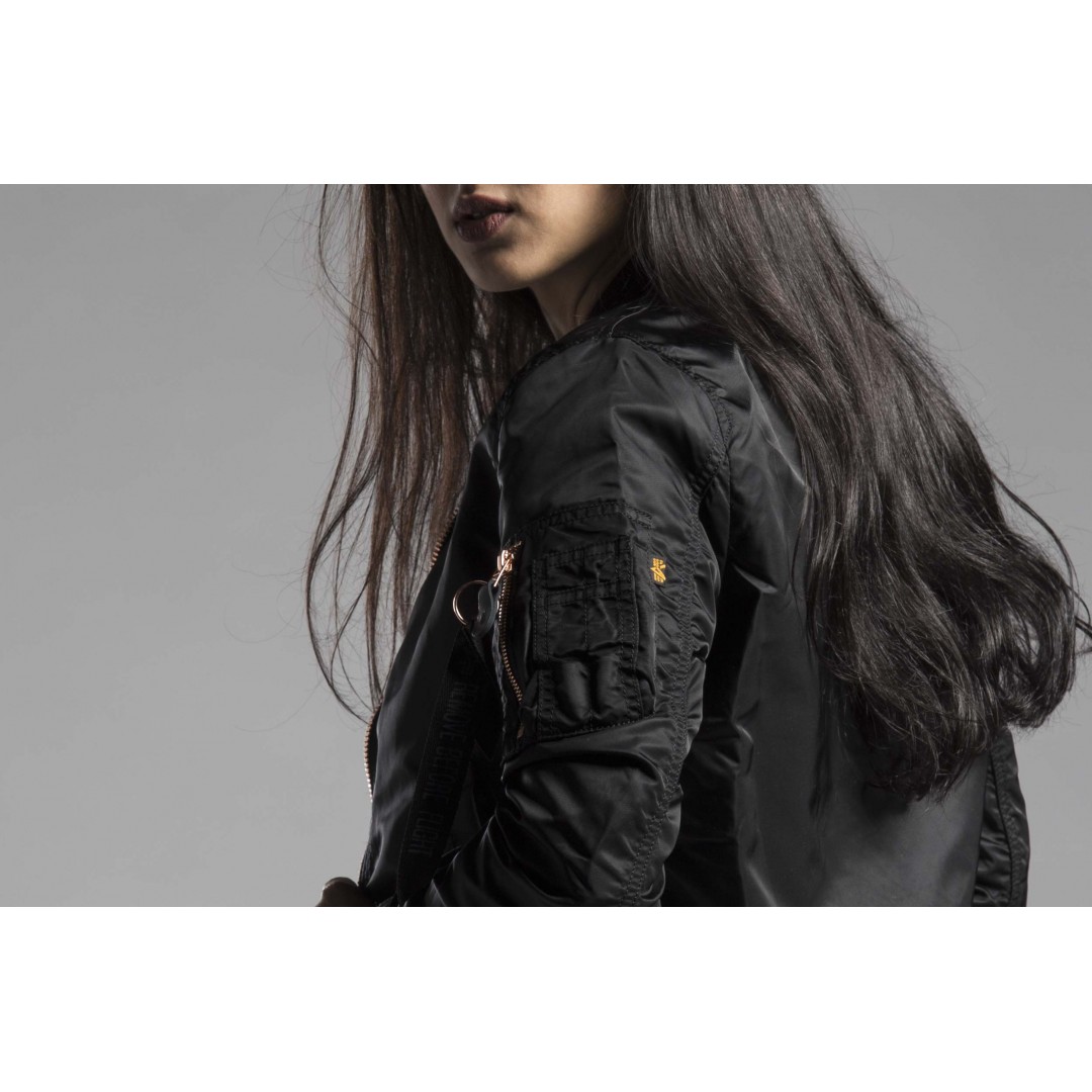 ALPHA INDUSTRIES MA-1 VFLW WMN 156001 Black