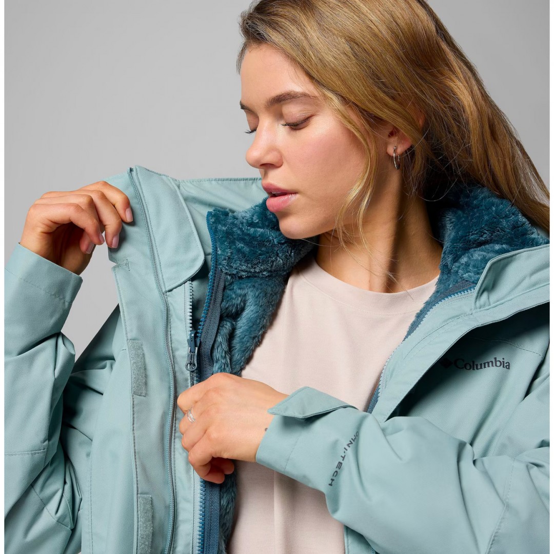 COLUMBIA BUGABOO III FLEECE INTERCHANGE JACKET 2087821-461 Πετρόλ