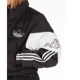 adidas Originals CROPPED PUFFER JACKET ED7598 White-Black Image 2